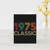 1975 Clic 50th Birthday For Men Women 50 Year Old Kaart (Gele Bloem)