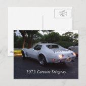 1975 Corvette Briefkaart (Voorkant / Achterkant)