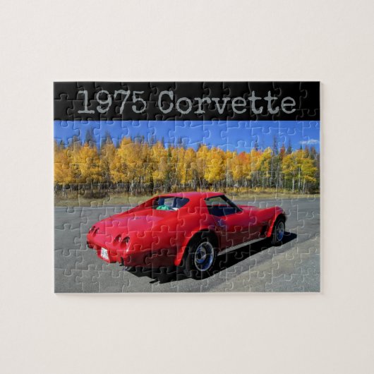 1975 Corvette C3 Stingray Puzzle Legpuzzel (Horizontaal)