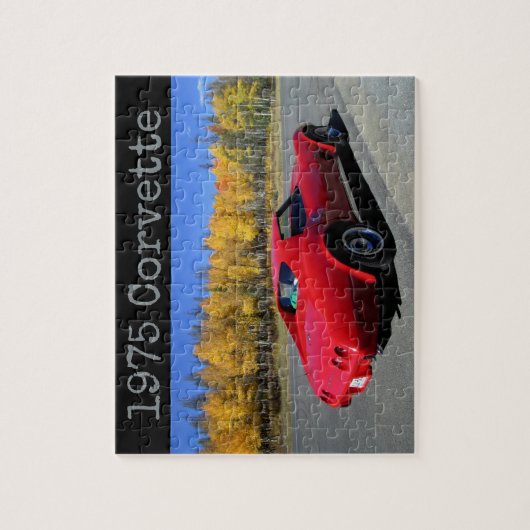 1975 Corvette C3 Stingray Puzzle Legpuzzel (Verticaal)