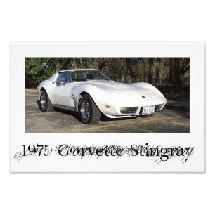 1975 Corvette Stingray Foto Afdruk