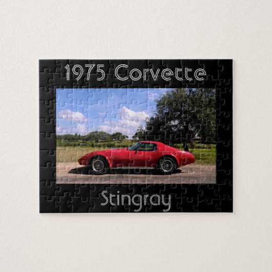 1975 Corvette Stingray Puzzle Legpuzzel (Horizontaal)