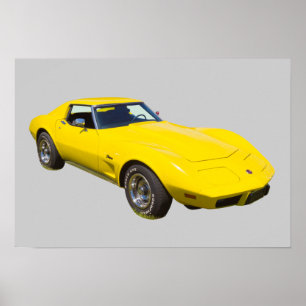 1975 Corvette Stingray Sportauto Poster