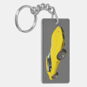 1975 Corvette Stingray Sportauto Sleutelhanger (Voorkant Links)