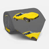 1975 Corvette Stingray Sportauto Stropdas (Opgerold)