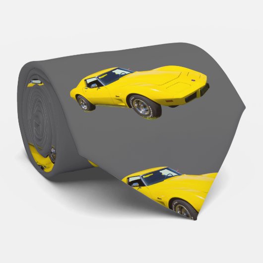 1975 Corvette Stingray Sportauto Stropdas (Opgerold)