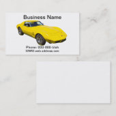 1975 Corvette Stingray Sportauto Visitekaartje (Voorkant / Achterkant)