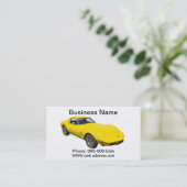 1975 Corvette Stingray Sportauto Visitekaartje (Staand voorkant)