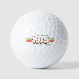 1975 De geboorte van legenden Golfballen