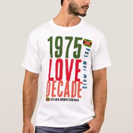 1975 ECHTE MANNEN SLOWDANCEN Heren Basic T-shirt