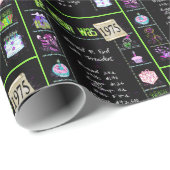 1975 Geboortejaar Trivia Cadeaupapier (Rol Hoek)