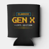 1975 Gen X Classic Retro Gamer Gaming Verjaardag Blikjeskoeler (Achterkant)
