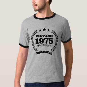 1975 Gerijpt tot in de perfectie vintage krans t-s T-shirt