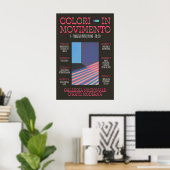 1975 Italiaanse Kunsttentoonstelling Poster Galler (Thuiskantoor)