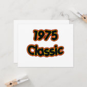 1975 Klassiek Kaart (Voorkant / Achterkant in situ)