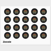  1975 Limited Edition 50-jaar-oude geschenken 50t Ronde Sticker (Vel)