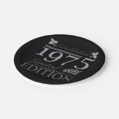 1975 Limited Edition 50e verjaardag Papieren Bordje (Gekanteld)