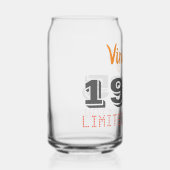 1975 Limited Edition 50th Birthday Can GLA Blikvorm Glas (Voorkant)