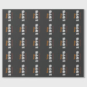  1975 Limited Edition 50th Birthday Gift Cadeaupapier (Vlak)