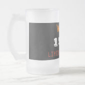 1975 Limited Edition 50th Birthday Gift Matglas Bierpul (Links)