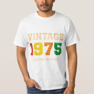 1975 Limited Edition – 50th Birthday Retro T-shirt
