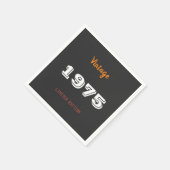  1975 Limited Edition 50th Birthday servetten (Hoek)