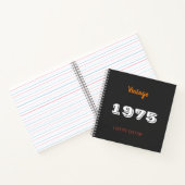 1975 Limited Edition Notitieboek – Retro 50th (Binnen)