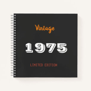 1975 Limited Edition Notitieboek – Retro 50th