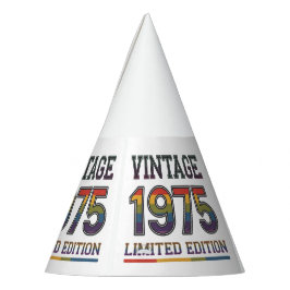  1975 Paper Party Pet Feesthoedjes