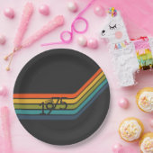  1975 Retro Design papier borden Papieren Bordje (Feest)