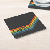  1975 Retro Design papier onderzetter (Schuin)