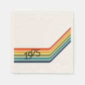  1975 Retro Design papier Servet (Voorkant)
