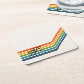  1975 Retro ontwerp Kartonnen Onderzetters (Schuin)