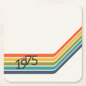  1975 Retro ontwerp Kartonnen Onderzetters (Voorkant)