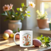 1975 Retro Spring Bunny Coffee mok