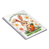 1975 Retro Spring Bunny Notitieboek (Rechterzijde)