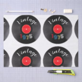  1975 Retro Stripe Record 50e verjaardag Tissuepapier (Craft)
