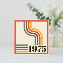 1975 Retro Stripe  Sinaasappel