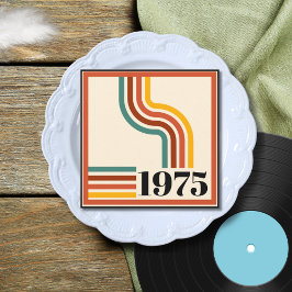 1975 Retro Stripe  Sinaasappel Servet