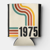 1975 Retro Vintage Poster 50ste verjaardag Blikjeskoeler (Voorkant)