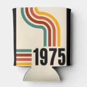 1975 Retro Vintage Poster 50ste verjaardag Blikjeskoeler (Achterkant)