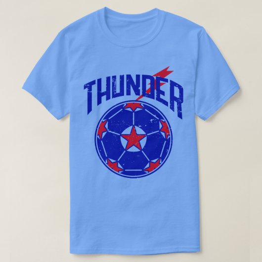 1975 San Antonio Thunder Voetbal T-shirt (Design voorkant)