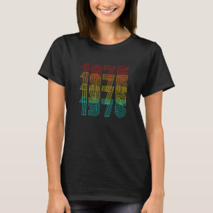 1975 T-shirt 47e verjaardag 47 jaar oud