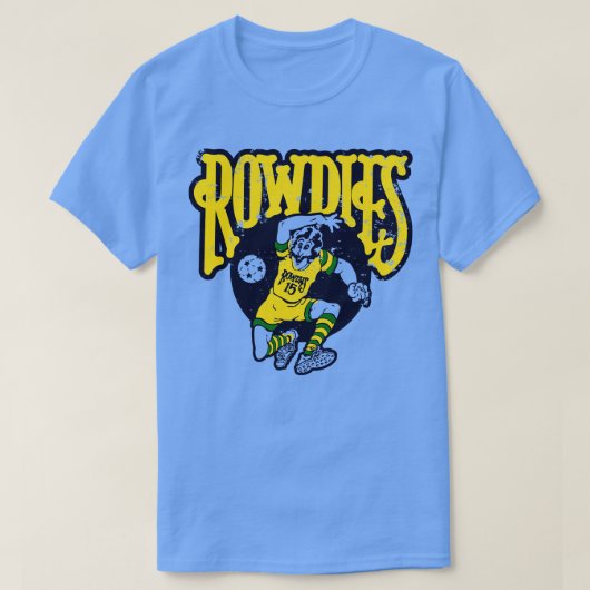 1975 Tampa Bay Rowdies  Voetbal T-shirt (Design voorkant)