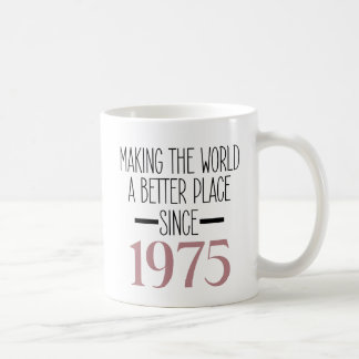1975 Verjaardag 50ste jaar oude geschenken Vrouwen Koffiemok