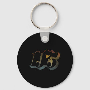  1975 Verjaardag Shirt voor Heren Retro 50ste Bir Sleutelhanger