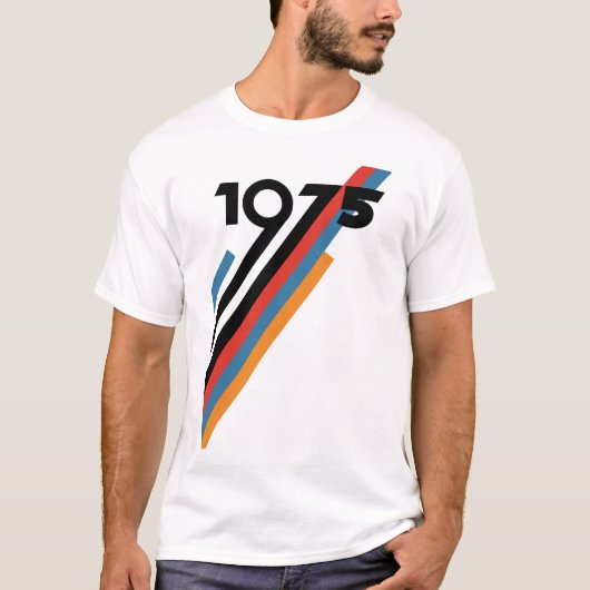 1975 Verjaardag T-shirt (Voorkant)