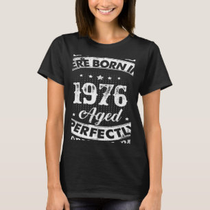 1976 46 jaar Oude Mannen Vrouwen 46e verjaardag T-shirt
