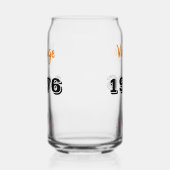  1976 50ste verjaardag - Retro Gift voor 50 Blikvorm Glas (Links)