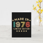 1976 50th Birthday,50th 2026 For Him, Dad,father's Kaart (Gele Bloem)